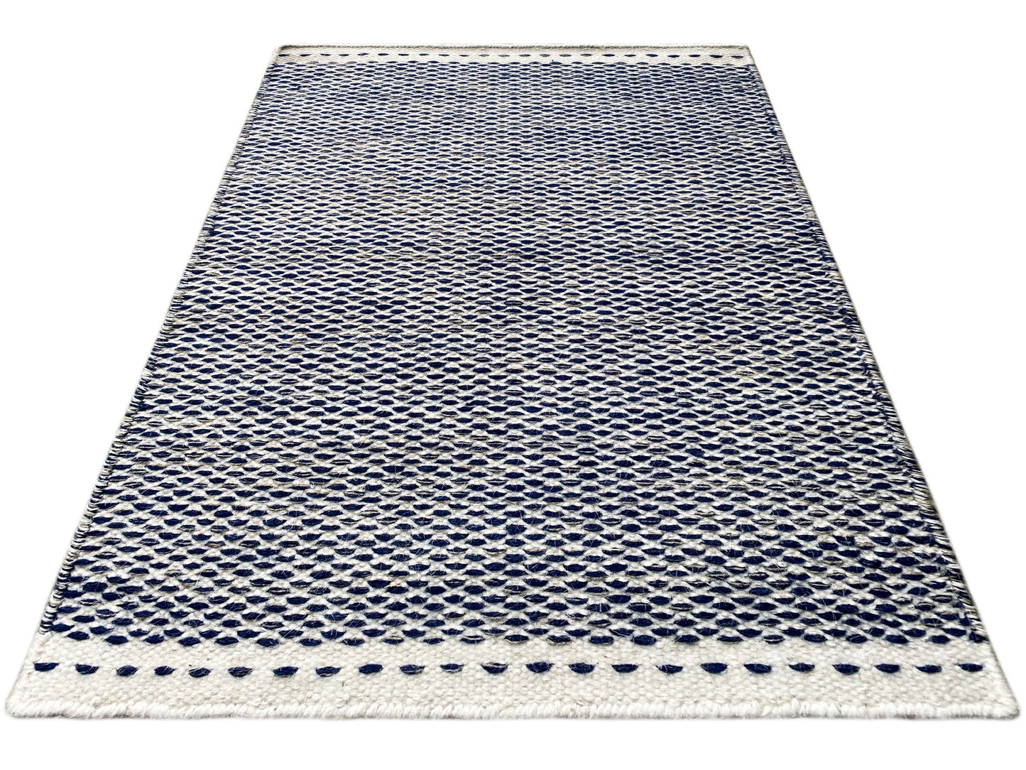 Tapis Kelim bleu - 60x90 cm