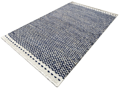 Tapis Kelim bleu - 60x90 cm