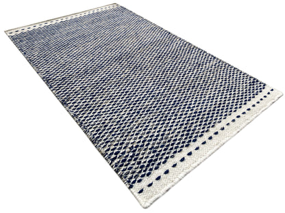 Tapis Kelim bleu - 60x90 cm