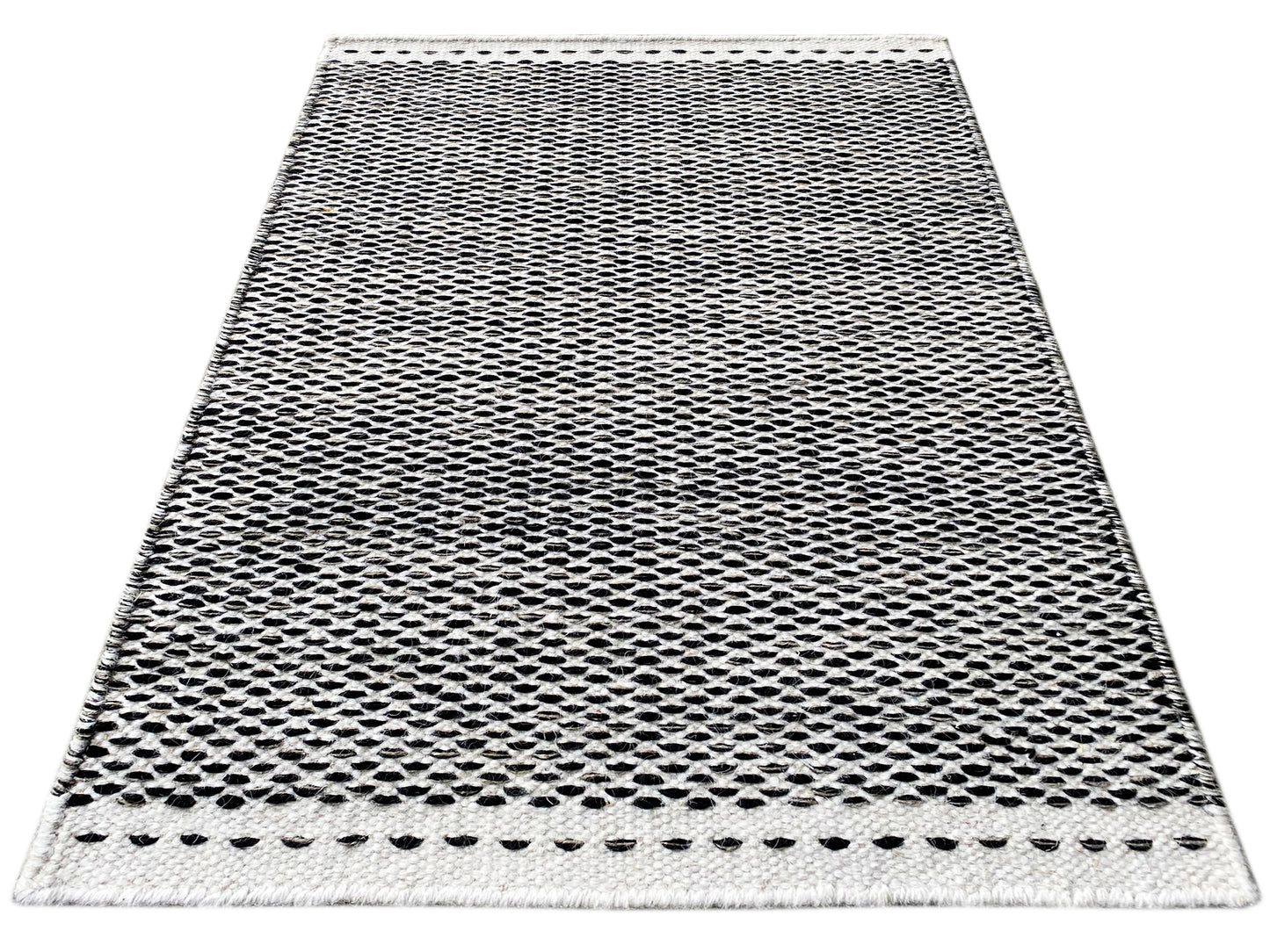 Tapis Kelim noir - 60x90 cm