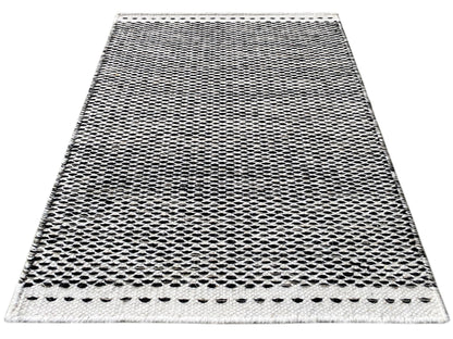 Tapis Kelim noir - 60x90 cm