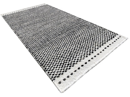 Tapis Kelim noir - 60x90 cm