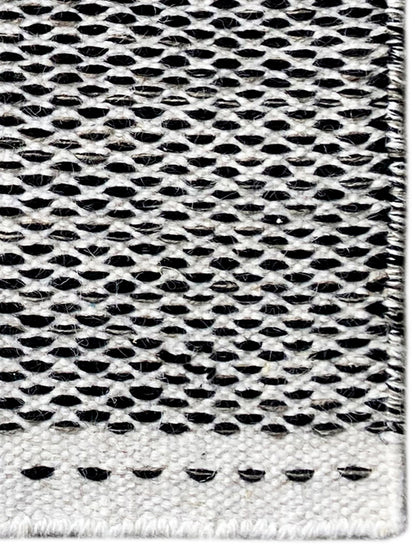 Tapis Kelim noir - 60x90 cm