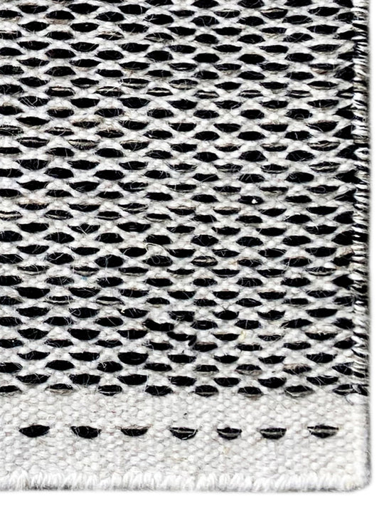 Tapis Kelim noir - 60x90 cm