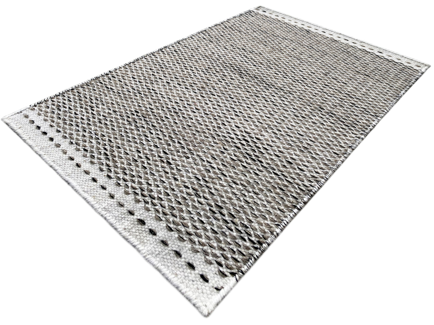 Tapis Kilim Gris - 60x90 cm