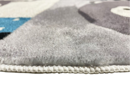 Tapis rond pour enfants Animaux, 160 cm