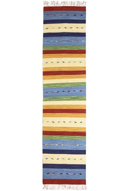  Moderner Kelim Läufer Teppich - Samak (80x300 cm) - Premium Teppich from German Carpet Shop - Just €75! Shop now at German Carpet Shop
