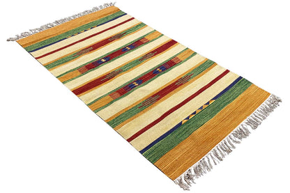  Moderner Kelim Teppich - Samak (90x160 cm) - Premium Teppich from German Carpet Shop - Just €45! Shop now at German Carpet Shop