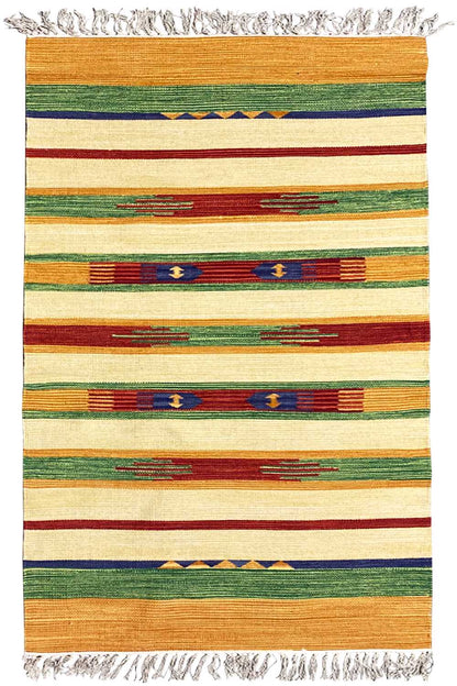  Moderner Kelim Teppich - Samak (90x160 cm) - Premium Teppich from German Carpet Shop - Just €45! Shop now at German Carpet Shop