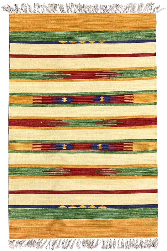 Moderner Kelim Teppich - Samak (90x160 cm) - Premium Teppich from German Carpet Shop - Just €45! Shop now at German Carpet Shop