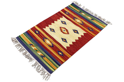  Moderne Kelim Teppiche -  Samak (60x90 cm) - Premium Teppich from German Carpet Shop - Just €29! Shop now at German Carpet Shop