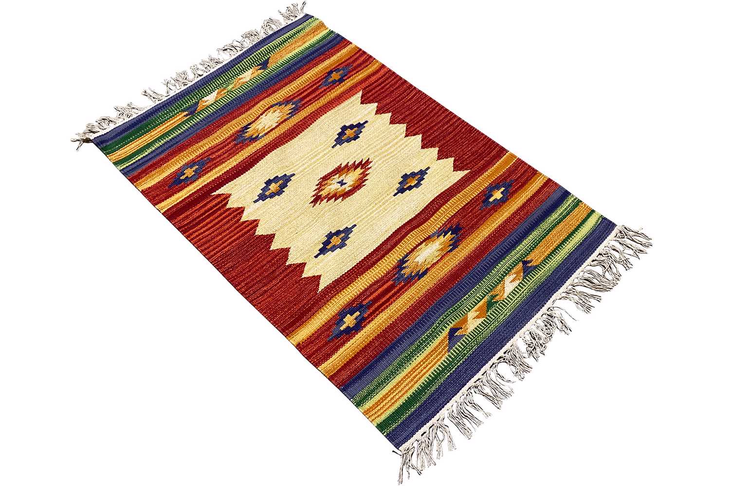  Moderne Kelim Teppiche -  Samak (60x90 cm) - Premium Teppich from German Carpet Shop - Just €29! Shop now at German Carpet Shop