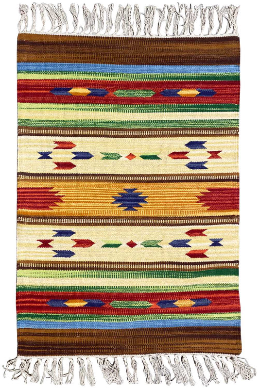  Moderne Kelim Teppiche -  Samak (60x90 cm) - Premium Teppich from German Carpet Shop - Just €29! Shop now at German Carpet Shop