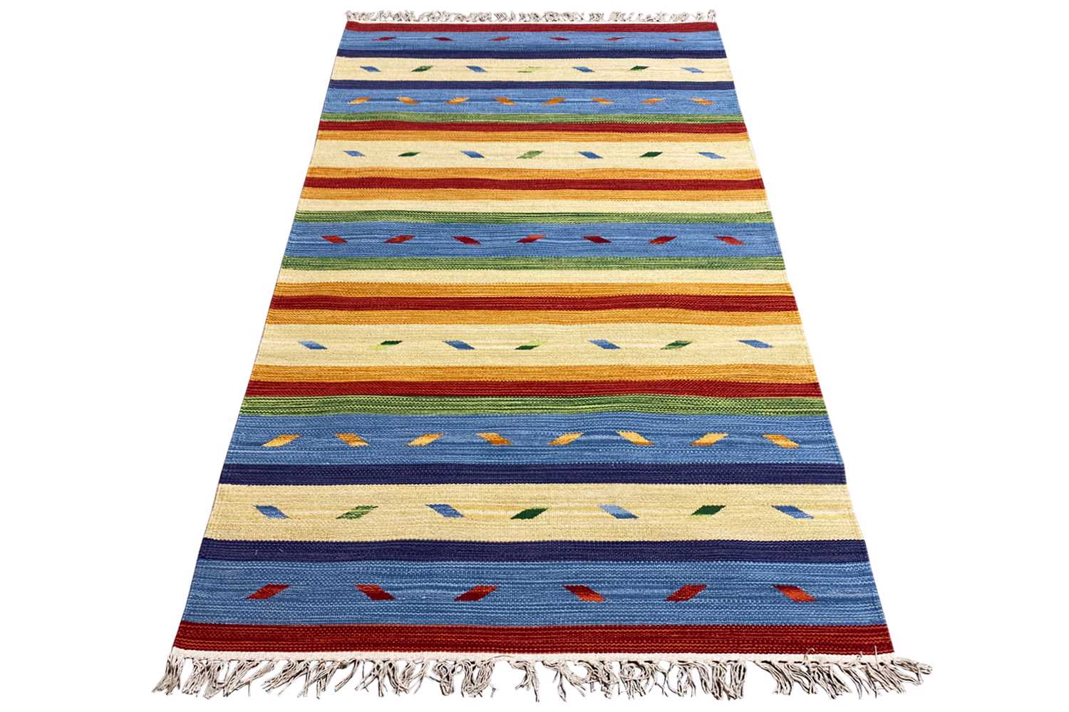  Moderner Kelim Teppich - Samak (90x160 cm) - Premium Teppich from German Carpet Shop - Just €45! Shop now at German Carpet Shop