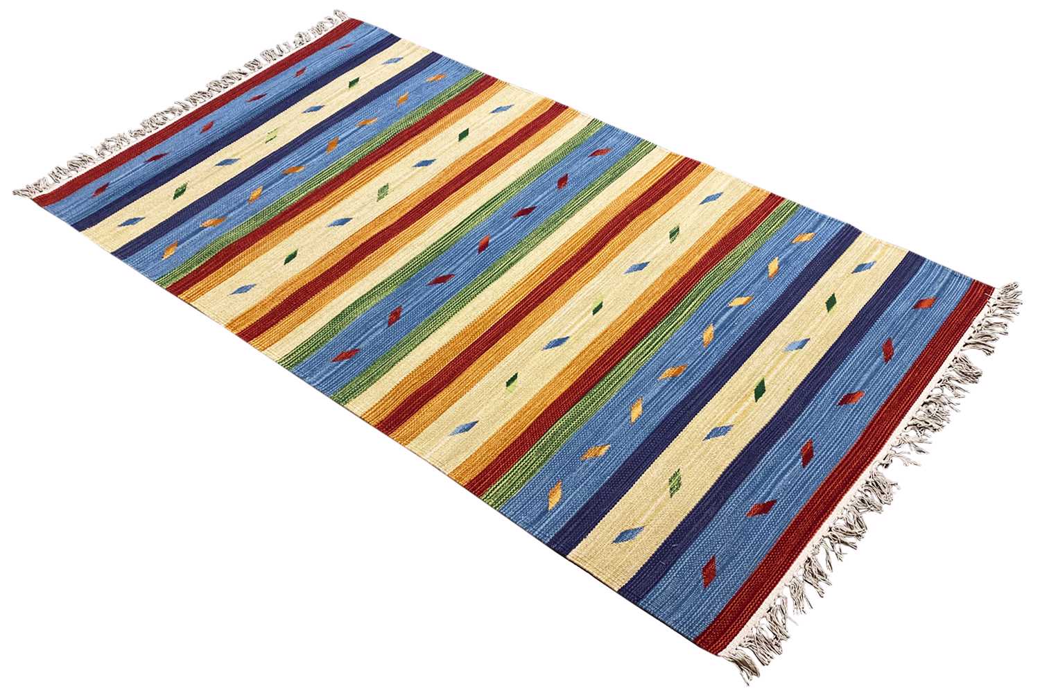 Moderner Kelim Teppich - Samak (90x160 cm) - Premium Teppich from German Carpet Shop - Just €45! Shop now at German Carpet Shop