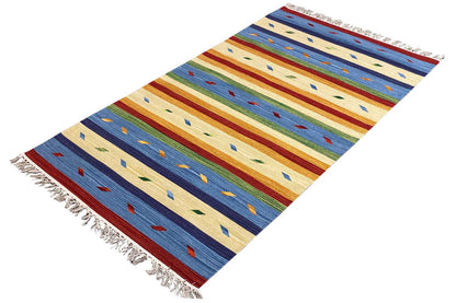  Moderner Kelim Teppich - Samak (90x160 cm) - Premium Teppich from German Carpet Shop - Just €45! Shop now at German Carpet Shop