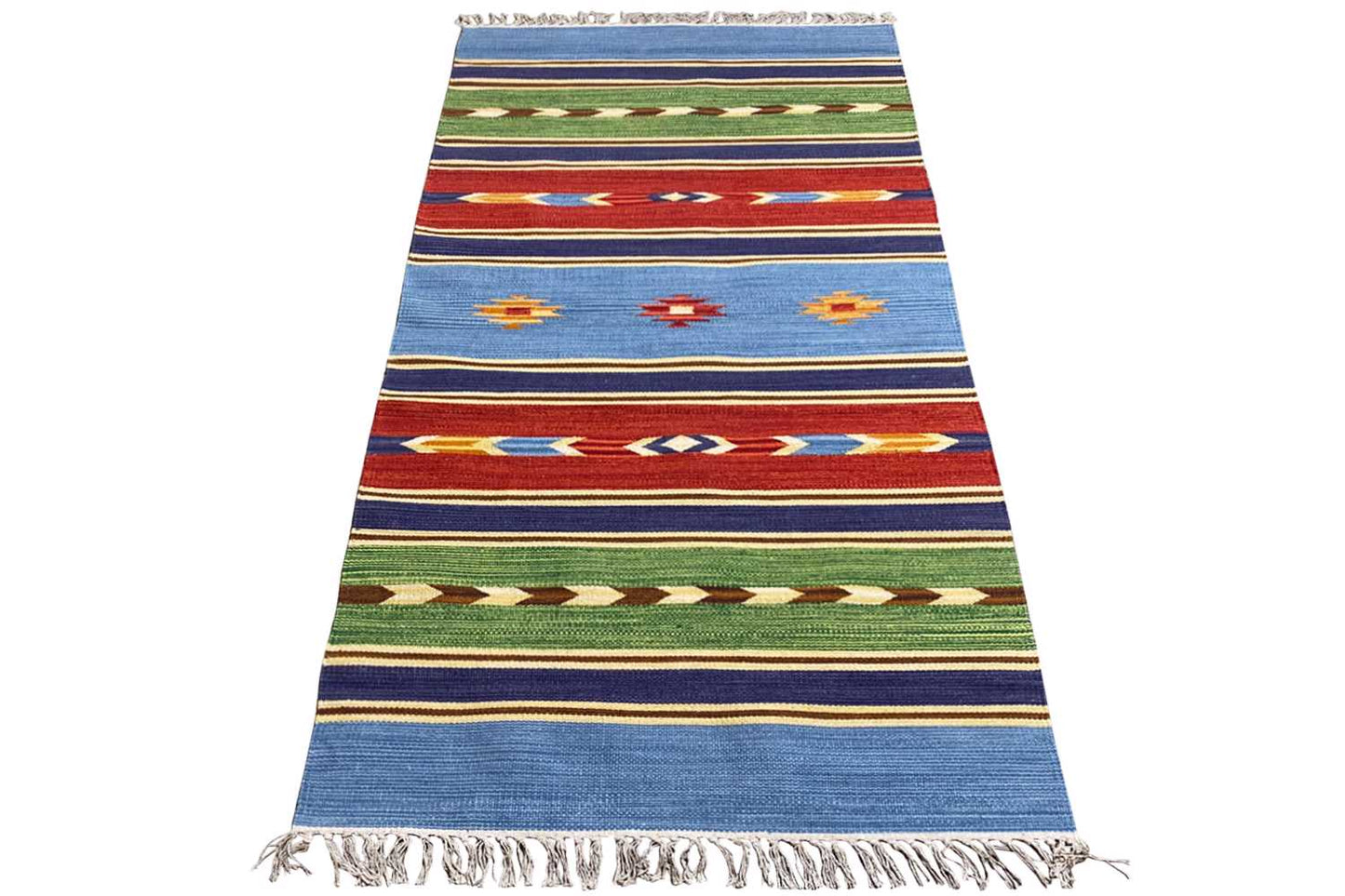  Moderner Kelim Teppich - Samak (80x200 cm) - Premium Teppich from German Carpet Shop - Just €49.90! Shop now at German Carpet Shop