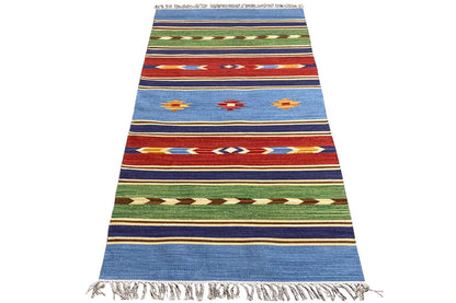 Moderner Kelim Teppich - Samak (80x200 cm) - Premium Teppich from German Carpet Shop - Just €49.90! Shop now at German Carpet Shop