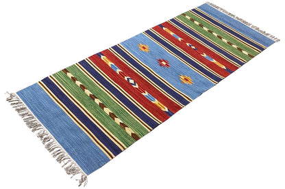  Moderner Kelim Teppich - Samak (80x200 cm) - Premium Teppich from German Carpet Shop - Just €49.90! Shop now at German Carpet Shop