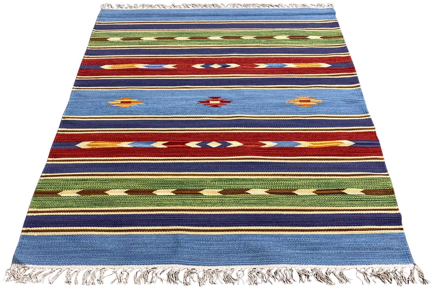  Moderner Kelim Teppich - Samak (90x160 cm) - Premium Teppich from German Carpet Shop - Just €45! Shop now at German Carpet Shop