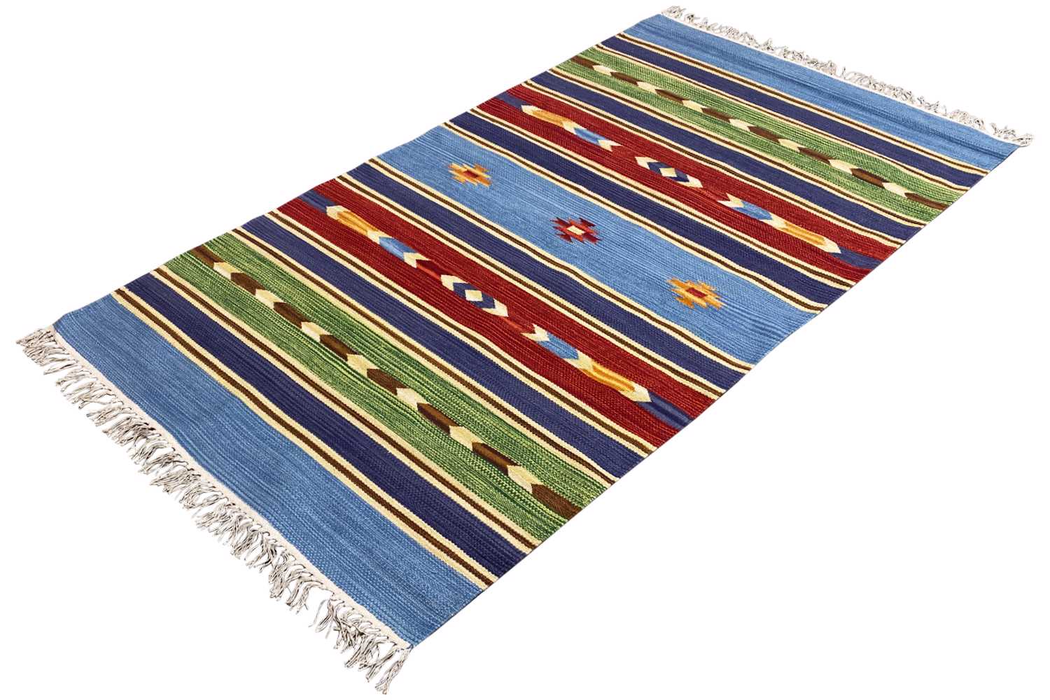  Moderner Kelim Teppich - Samak (90x160 cm) - Premium Teppich from German Carpet Shop - Just €45! Shop now at German Carpet Shop