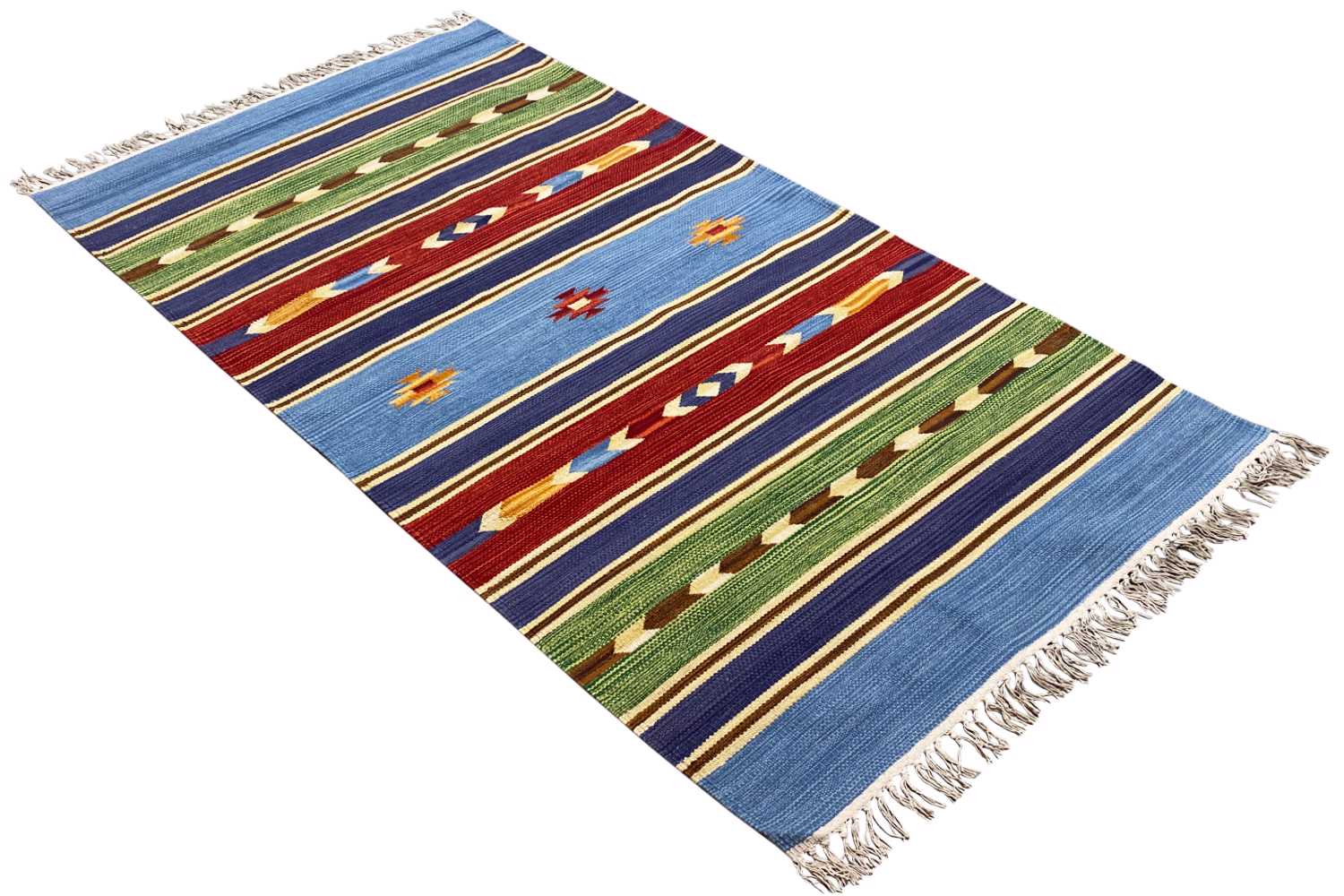  Moderner Kelim Teppich - Samak (90x160 cm) - Premium Teppich from German Carpet Shop - Just €45! Shop now at German Carpet Shop