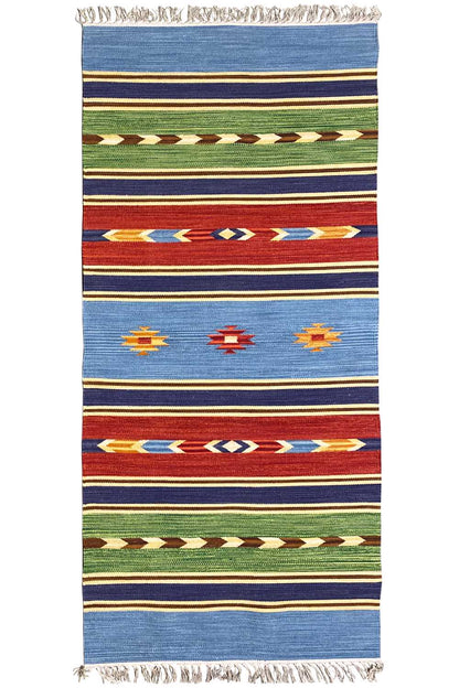  Moderner Kelim Teppich - Samak (80x200 cm) - Premium Teppich from German Carpet Shop - Just €49.90! Shop now at German Carpet Shop