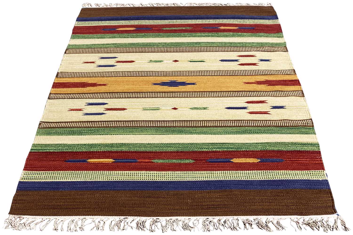  Moderner Kelim Teppich - Samak (90x160 cm) - Premium Teppich from German Carpet Shop - Just €45! Shop now at German Carpet Shop