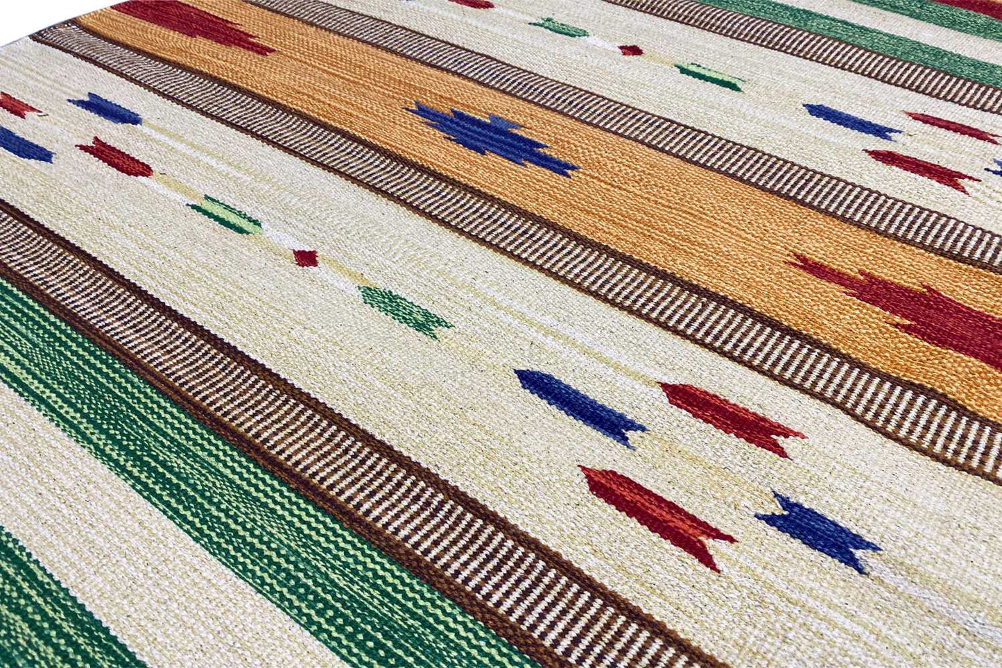  Moderner Kelim Teppich - Samak (90x160 cm) - Premium Teppich from German Carpet Shop - Just €45! Shop now at German Carpet Shop