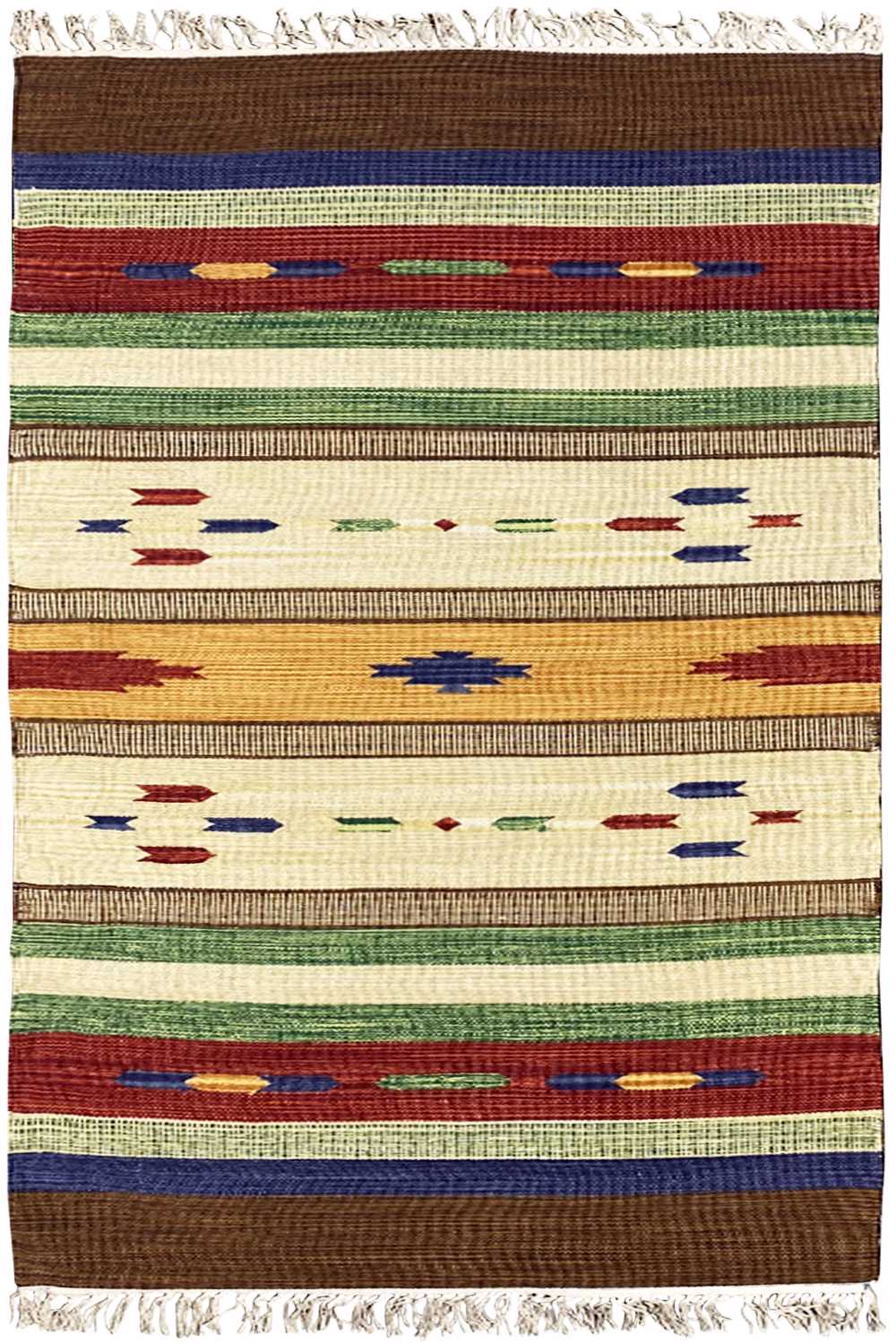  Moderner Kelim Teppich - Samak (90x160 cm) - Premium Teppich from German Carpet Shop - Just €45! Shop now at German Carpet Shop