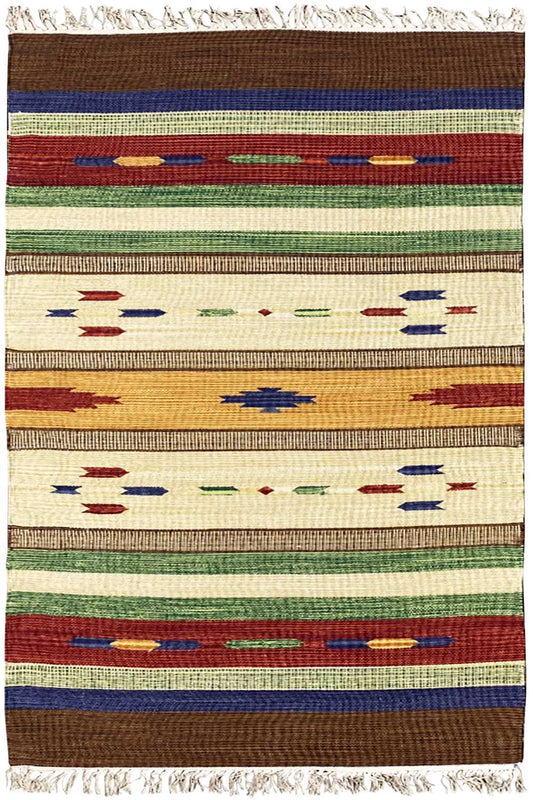  Moderner Kelim Teppich - Samak (90x160 cm) - Premium Teppich from German Carpet Shop - Just €45! Shop now at German Carpet Shop