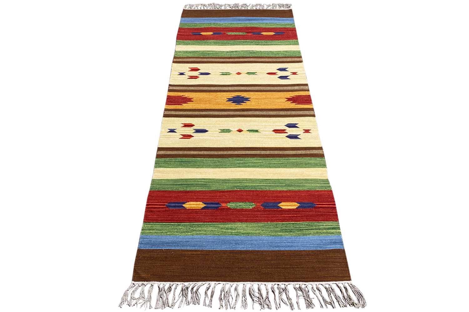  Moderner Kelim Teppich - Samak (80x200 cm) - Premium Teppich from German Carpet Shop - Just €49.90! Shop now at German Carpet Shop