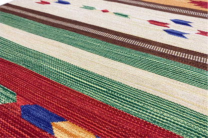 Moderner Kelim Teppich - Samak (80x200 cm) - Premium Teppich from German Carpet Shop - Just €49.90! Shop now at German Carpet Shop