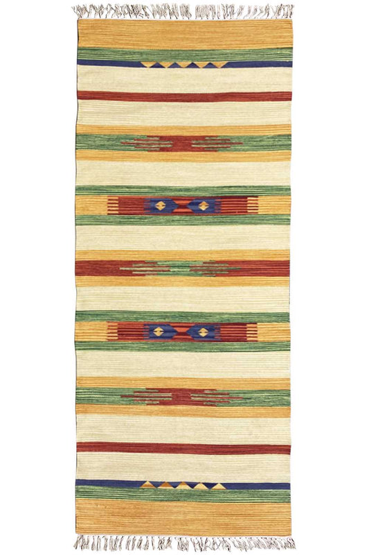  Moderner Kelim Teppich - Samak (80x200 cm) - Premium Teppich from German Carpet Shop - Just €49.90! Shop now at German Carpet Shop