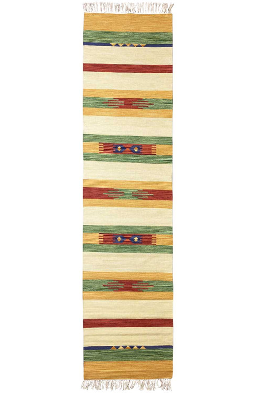  Moderner Kelim Läufer Teppich - Samak (80x300 cm) - Premium Teppich from German Carpet Shop - Just €75! Shop now at German Carpet Shop