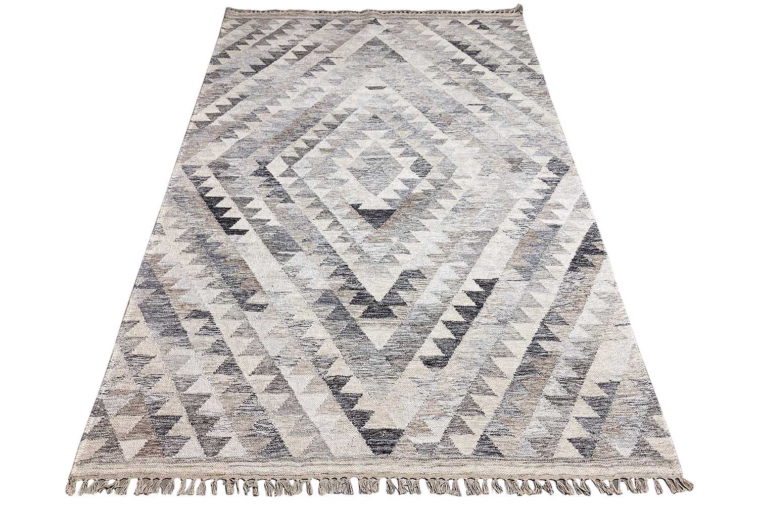  Moderne Kelim - Dhurrie - (237x155 cm) - Premium Kelim from German Carpet Shop - Just €139! Shop now at German Carpet Shop