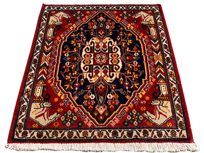 Poshti-Qashqai Teppich - 63x61 cm