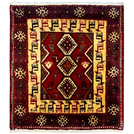 Poshti Teppich Wolle 66x60 cm - German Carpet Shop