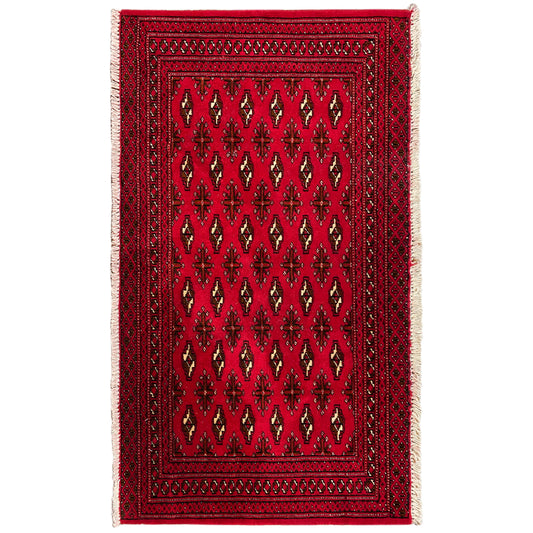 Tapis Poshti turkmène - 112x56 cm