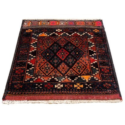 Tapis Hamedan Poshti - 76x72 cm