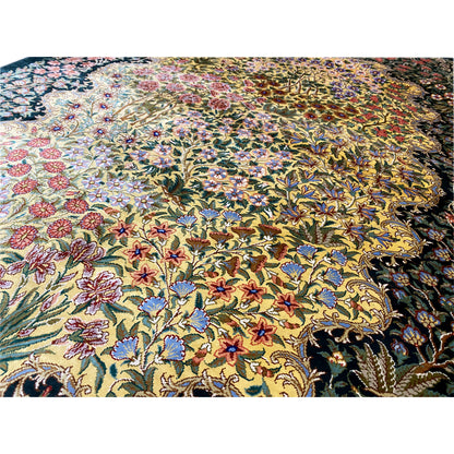 Tapis en soie Ghom - 900846 (123x79 cm)
