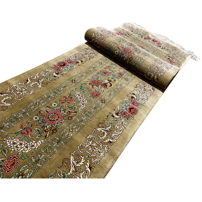 Tapis en soie Ghom - 904736 (195x53 cm)