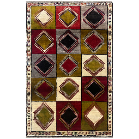 Tapis Shiraz Qashqai - 206x120 cm