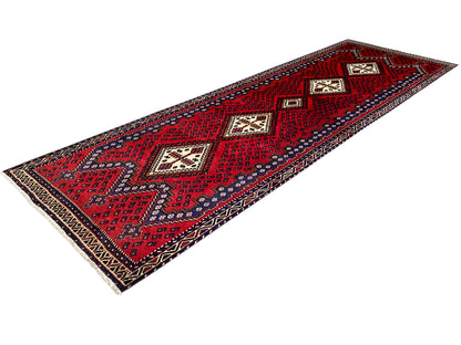 Tapis coureur Sirjan rouge 280x89cm