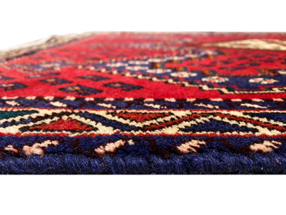 Tapis coureur Sirjan rouge 280x89cm