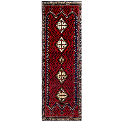 Tapis coureur Sirjan rouge 280x89cm