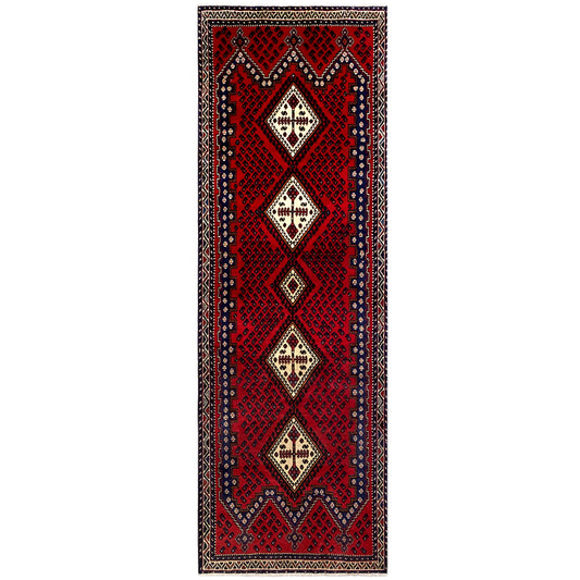 Tapis coureur Sirjan rouge 280x89cm