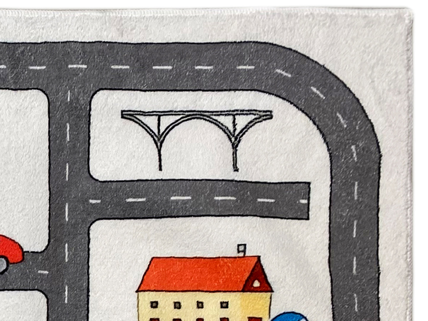 Tapis pour enfants « Rue », beige, 90 × 160 cm