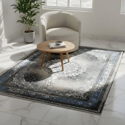 Fumée bleue 170x240cm