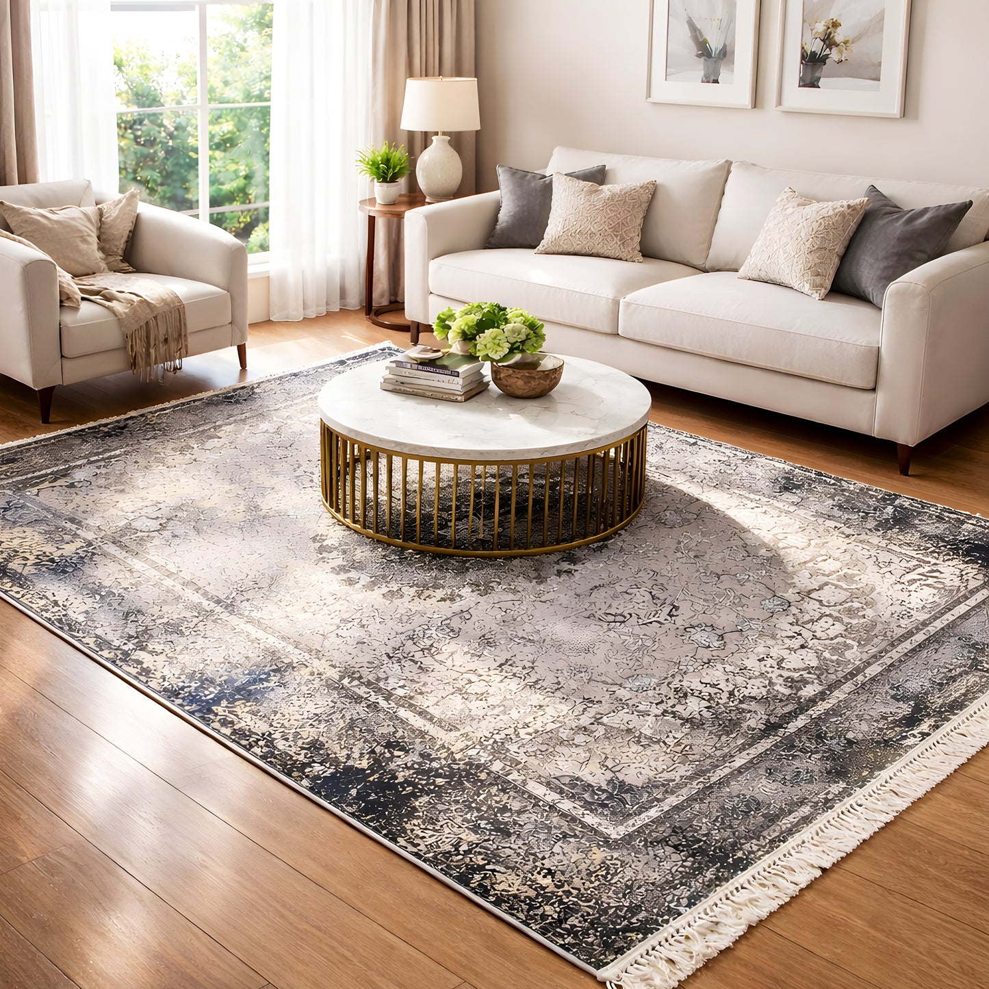 Berlin Vintage Gris 160x230 cm